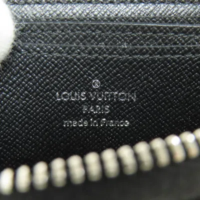 Pre-owned Louis Vuitton Black Damier Graphite Damier Graphite Coin Purse/coin Case () In Black, Damier Graphite