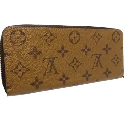 Pre-owned Louis Vuitton Brown Canvas Long Wallet (bi-fold) ()