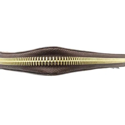 Pre-owned Louis Vuitton Brown Canvas Long Wallet (bi-fold) ()
