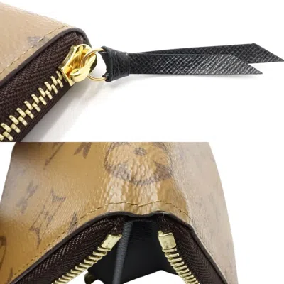 Pre-owned Louis Vuitton Brown Canvas Long Wallet (bi-fold) ()