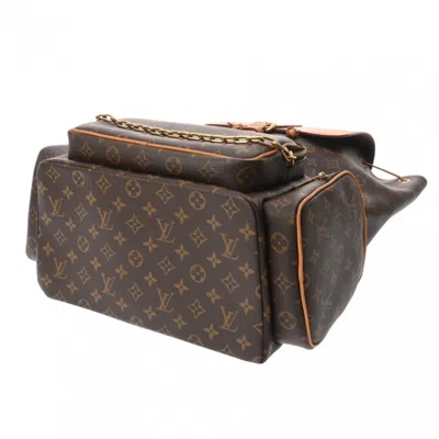 Pre-owned Louis Vuitton Brown Monogram Canvas Backpack ()