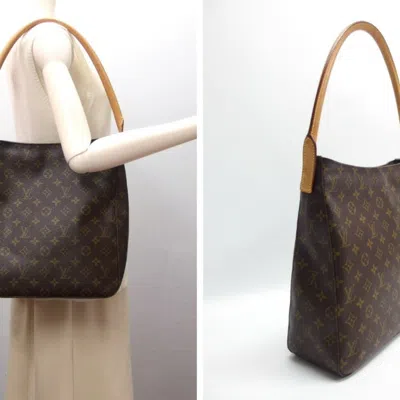 Pre-owned Louis Vuitton Brown Monogram Canvas Shoulder Bag ()