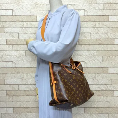 Pre-owned Louis Vuitton Brown Monogram Canvas Shoulder Bag ()
