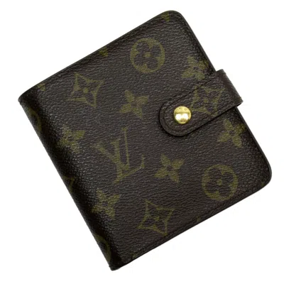 Pre-owned Louis Vuitton Brown Monogram Canvas Wallet (bi-fold) ()