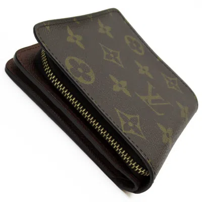 Pre-owned Louis Vuitton Brown Monogram Canvas Wallet (bi-fold) ()