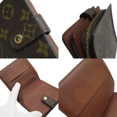 Pre-owned Louis Vuitton Brown Monogram Canvas Wallet (bi-fold) ()