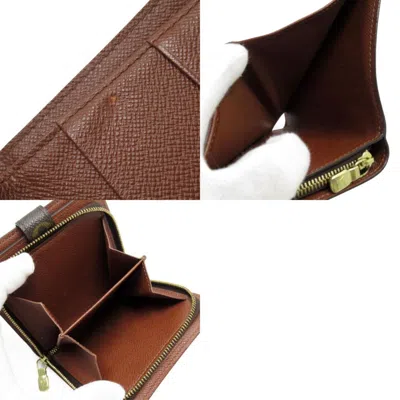 Pre-owned Louis Vuitton Brown Monogram Canvas Wallet (bi-fold) ()