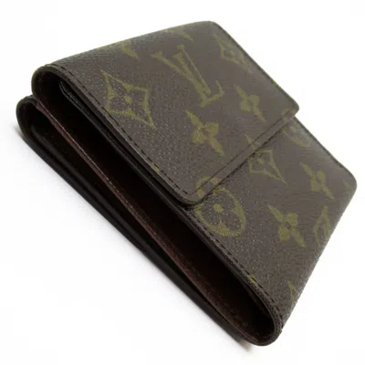 Pre-owned Louis Vuitton Brown Monogram Canvas Wallet (bi-fold) ()