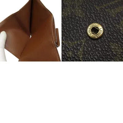 Pre-owned Louis Vuitton Brown Monogram Canvas Wallet (bi-fold) ()
