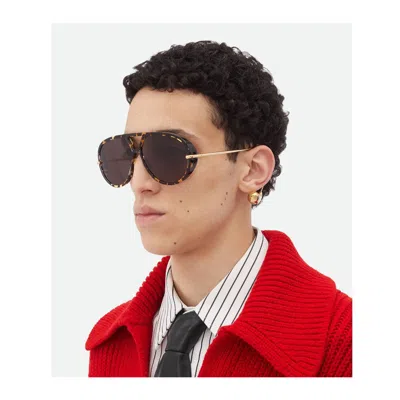 Bottega Veneta Bv1273s Linea Unapologetic Sunglasses In Black
