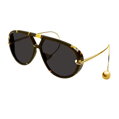 Bottega Veneta Bv1273s Linea Unapologetic Sunglasses In Black