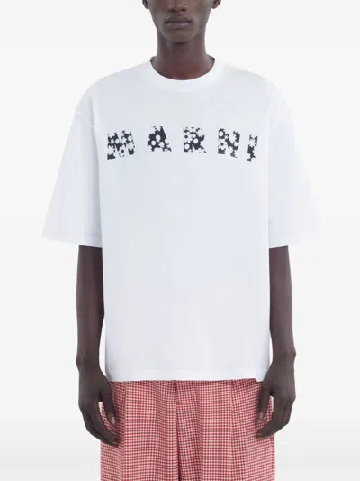 Marni Pop Fields Logo Graphic T-shirt