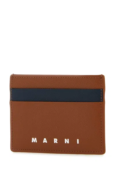 Marni Two Tone Leather Cardholder