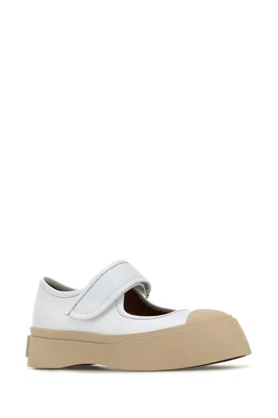 Marni Pablo Low Sneakers In White