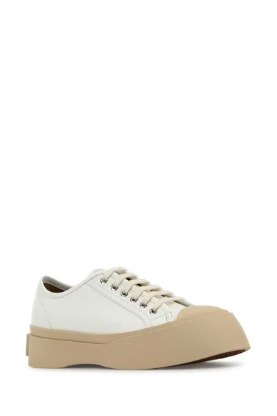 Marni Sneakers Donna Pelle Bianco