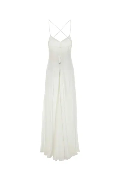 Max Mara Calmi Georgette Maxi Dress