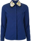 HOLLY FULTON embellished collar shirt,DRYCLEANONLY