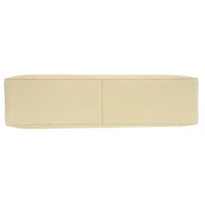 Pre-owned Burberry Ivory Leather Shoulder Bag ()