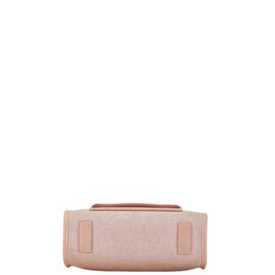 Pre-owned Burberry Pink Canvas Shoulder Bag Tote Bag ()