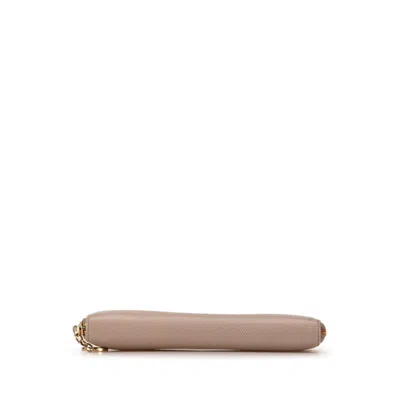 Pre-owned Bvlgari Beige Leather Long Wallet (bi-fold) ()