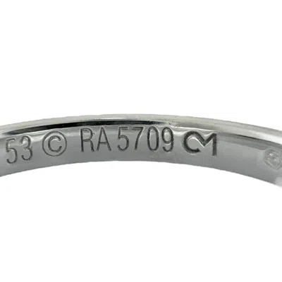 Pre-owned Cartier Silver Platinum 950 Band Ring ()