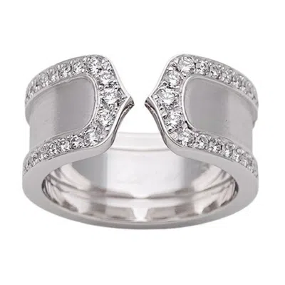Pre-owned Cartier White Gold White Gold (18k) Band Ring ()