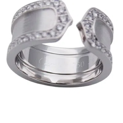 Pre-owned Cartier White Gold White Gold (18k) Band Ring ()