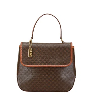 Pre-owned Celine Brown Pvc Leather Handbag Shoulder Bag ()