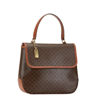 Pre-owned Celine Brown Pvc Leather Handbag Shoulder Bag ()