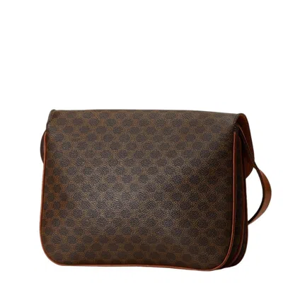 Pre-owned Celine Brown Pvc Leather Shoulder Bag ()