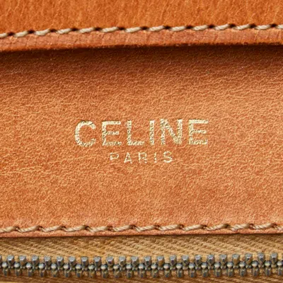 Pre-owned Celine Brown Pvc Leather Shoulder Bag ()