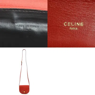 Pre-owned Celine Red Color Leather Shoulder Bag ()