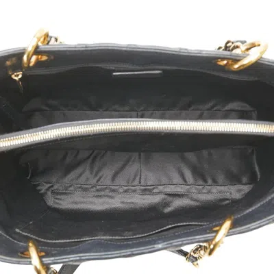 Pre-owned Chanel Black Caviar Leather Shoulder Bag Tote Bag ()