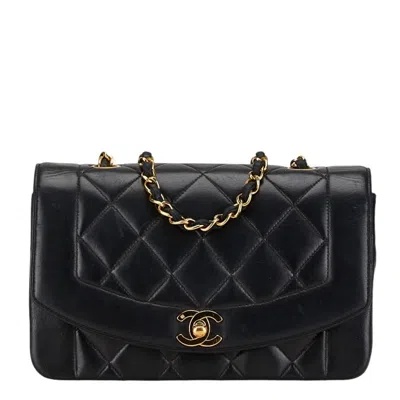 Pre-owned Chanel Black Leather Shoulder Bag ()