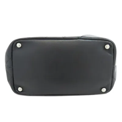 Pre-owned Chanel Black Leather Tote Bag ()