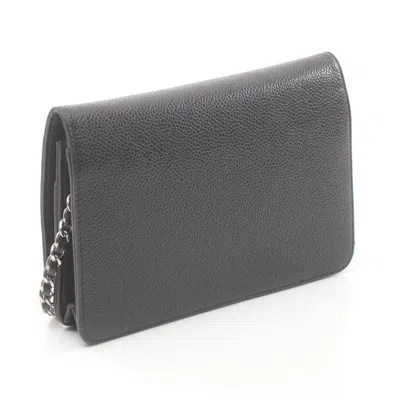 Pre-owned Chanel Caviar Skin Black Caviar Leather Shoulder Bag ()