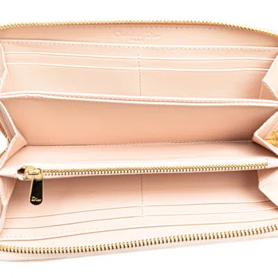 Pre-owned Dior Christian  Pink Leather Coin Purse/coin Case ()