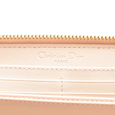 Pre-owned Dior Christian  Pink Leather Coin Purse/coin Case ()