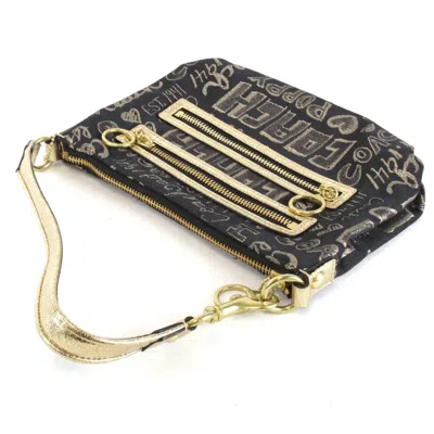Pre-owned Coach Black Canvas Shoulder Bag ()
