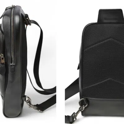 Pre-owned Coach Black Leather Shoulder Bag Sling Bag ()