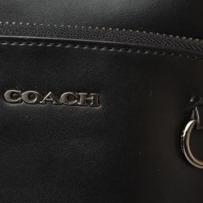 Pre-owned Coach Black Leather Shoulder Bag Sling Bag ()