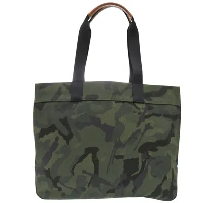 Pre-owned Coach Khaki Canvas Tote Bag ()