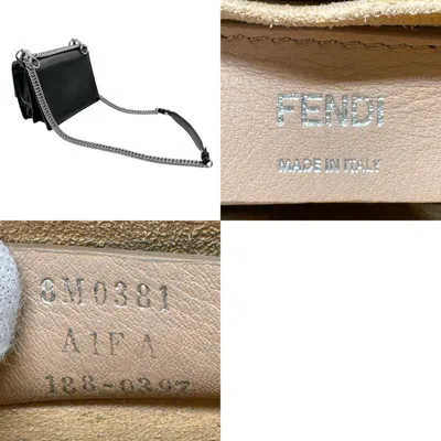 Pre-owned Fendi Black Leather Shoulder Bag ()