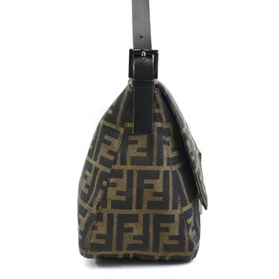 Pre-owned Fendi Brown Canvas Shoulder Bag ()