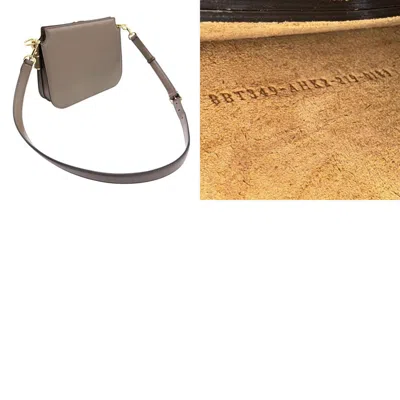 Pre-owned Fendi Grayish Leather Shoulder Bag ()