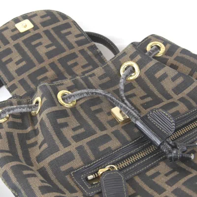 Pre-owned Fendi Khaki Canvas Backpack ()
