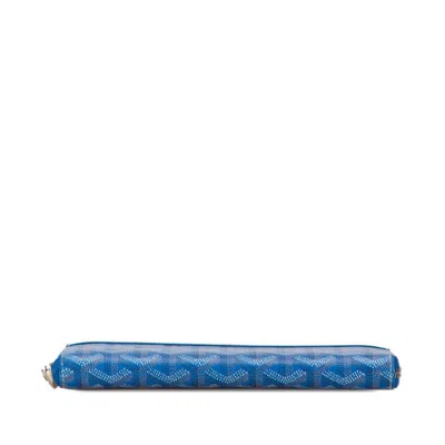Pre-owned Goyard Blue Pvc Leather Coin Purse/coin Case ()