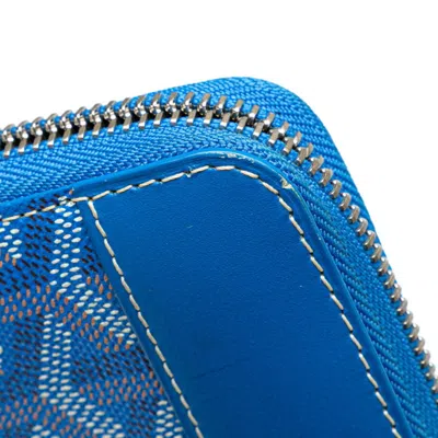 Pre-owned Goyard Blue Pvc Leather Coin Purse/coin Case ()