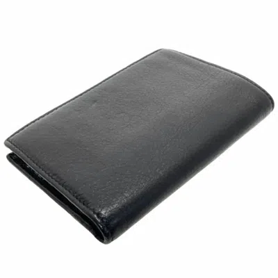 Pre-owned Gucci Black Leather Wallet (bi-fold) ()