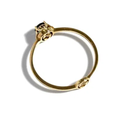 Pre-owned Gucci Gold Yellow Gold (18k) Band Ring ()